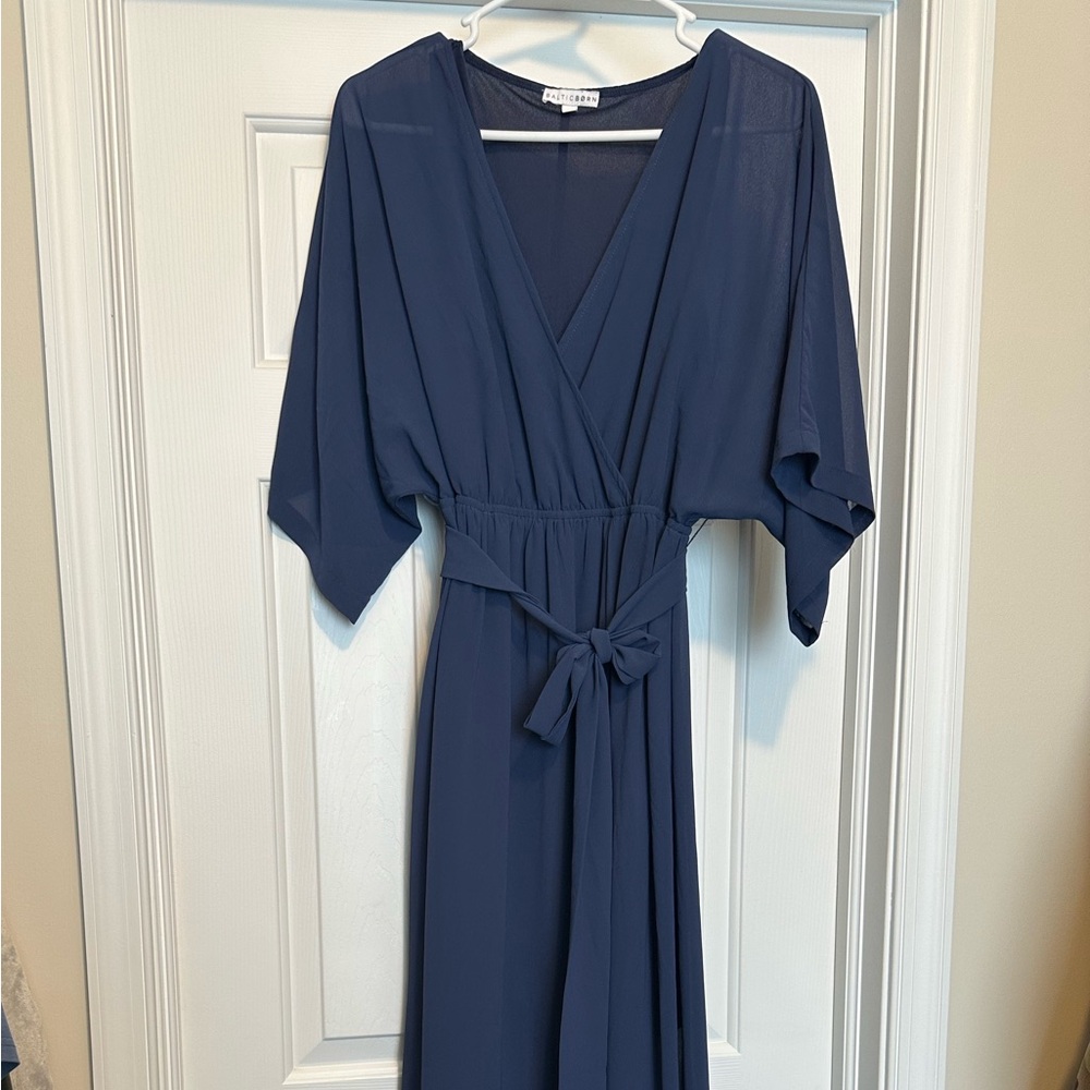 Baltic Born Elegant Navy Blue Dress